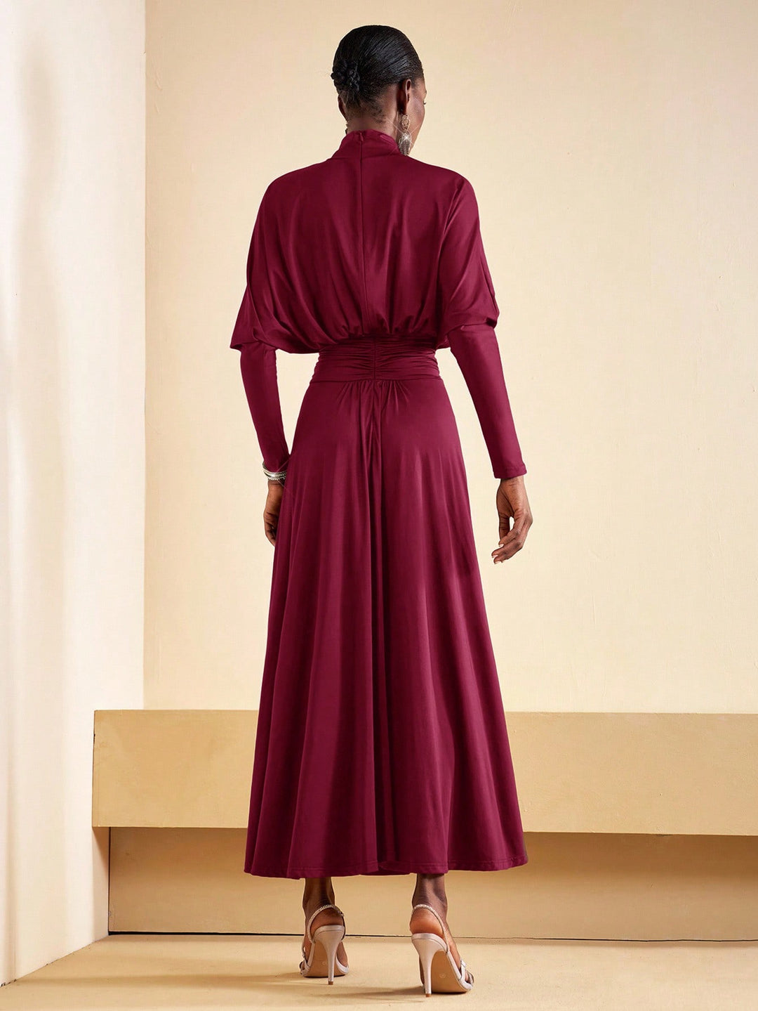 Rochie maxi SHEIN, vișiniu