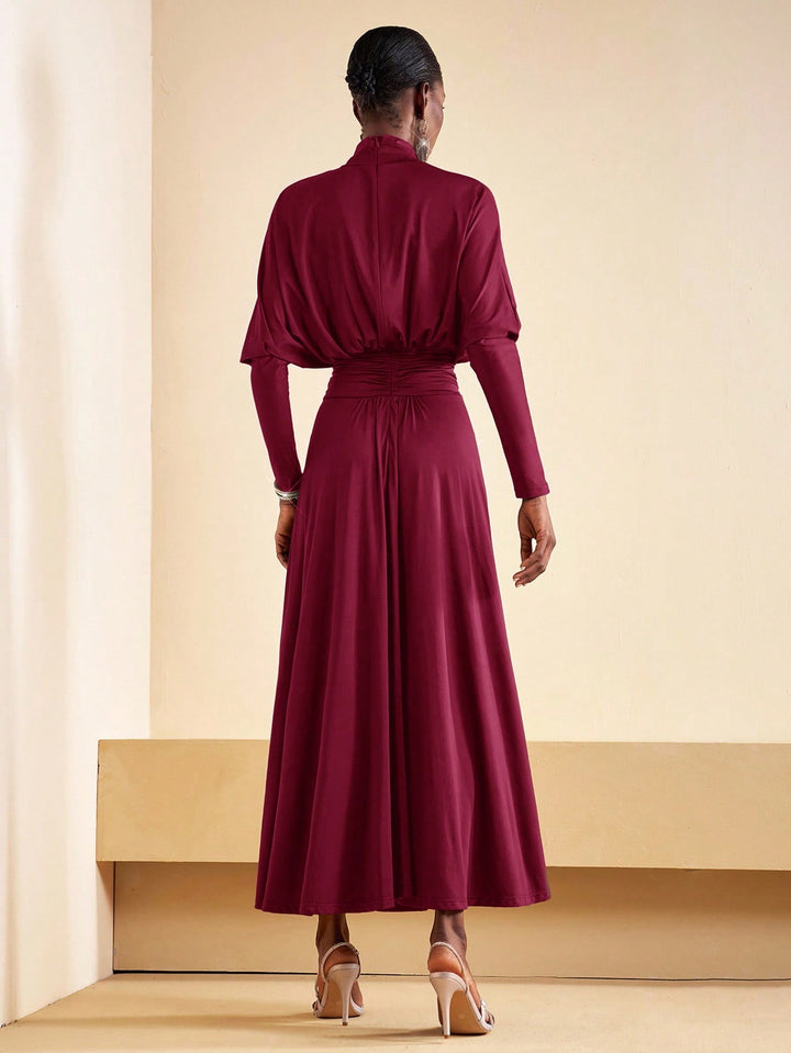Rochie maxi SHEIN, vișiniu