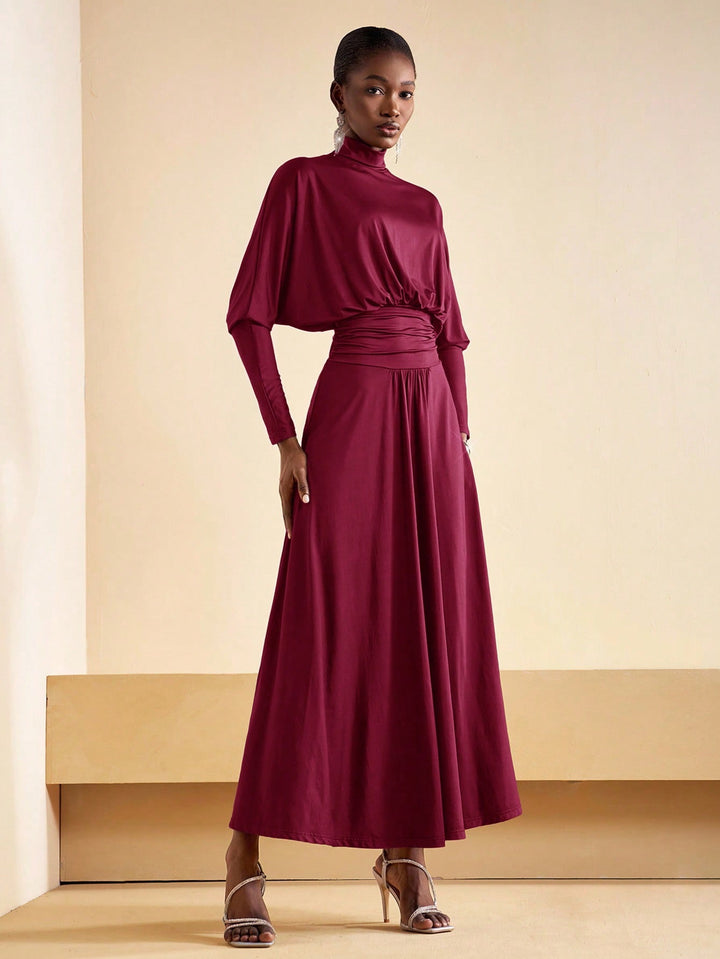 Rochie maxi SHEIN, vișiniu
