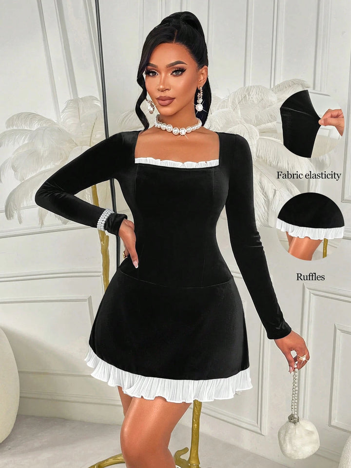 Rochie mini SHEIN, negru
