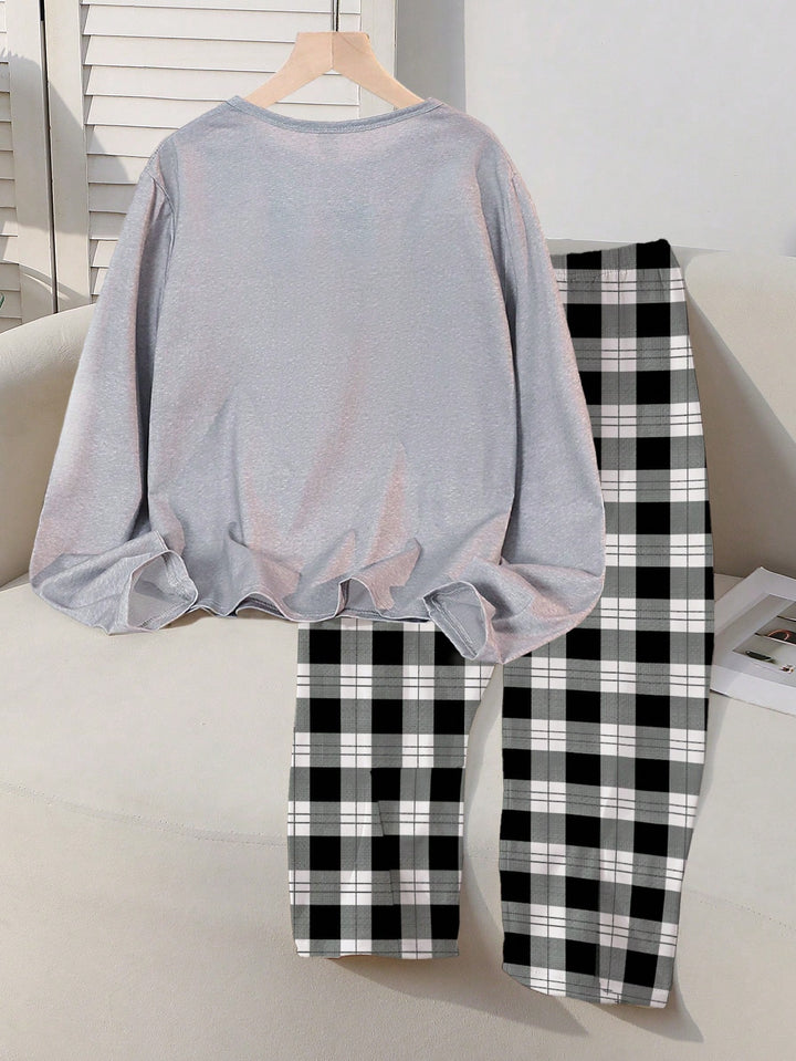 Pijama SHEIN, gri