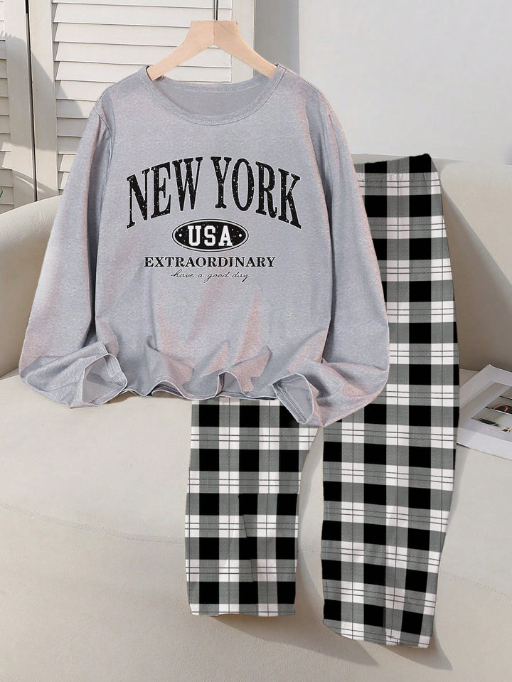 Pijama SHEIN, gri