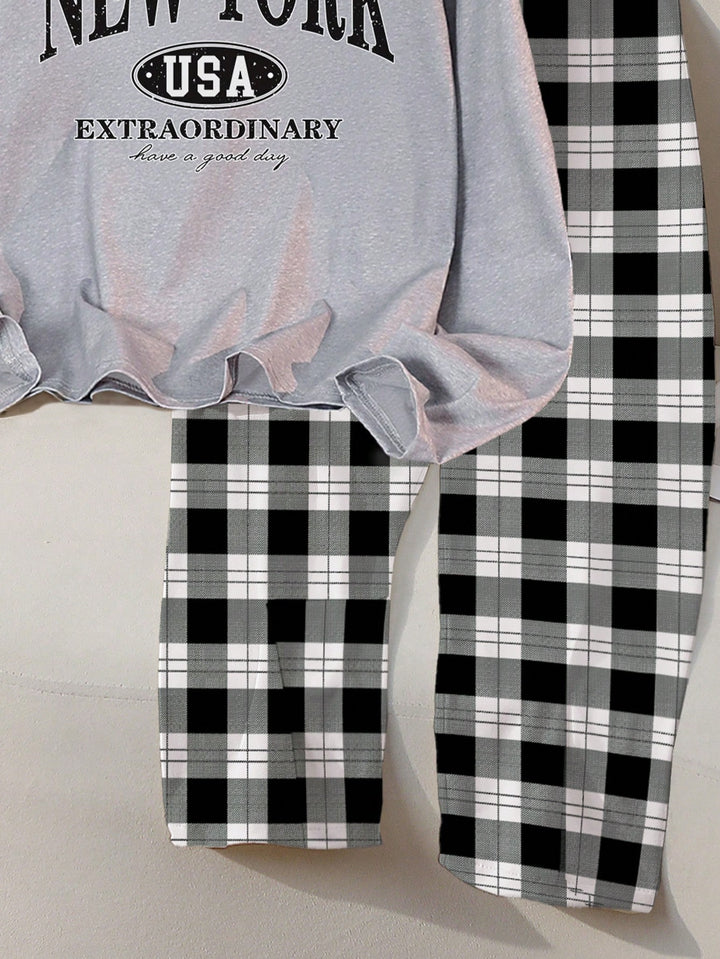 Pijama SHEIN, gri