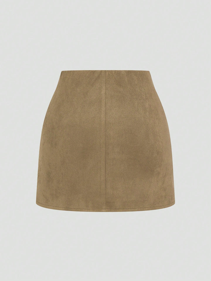 SHEIN mini szoknya, bézs