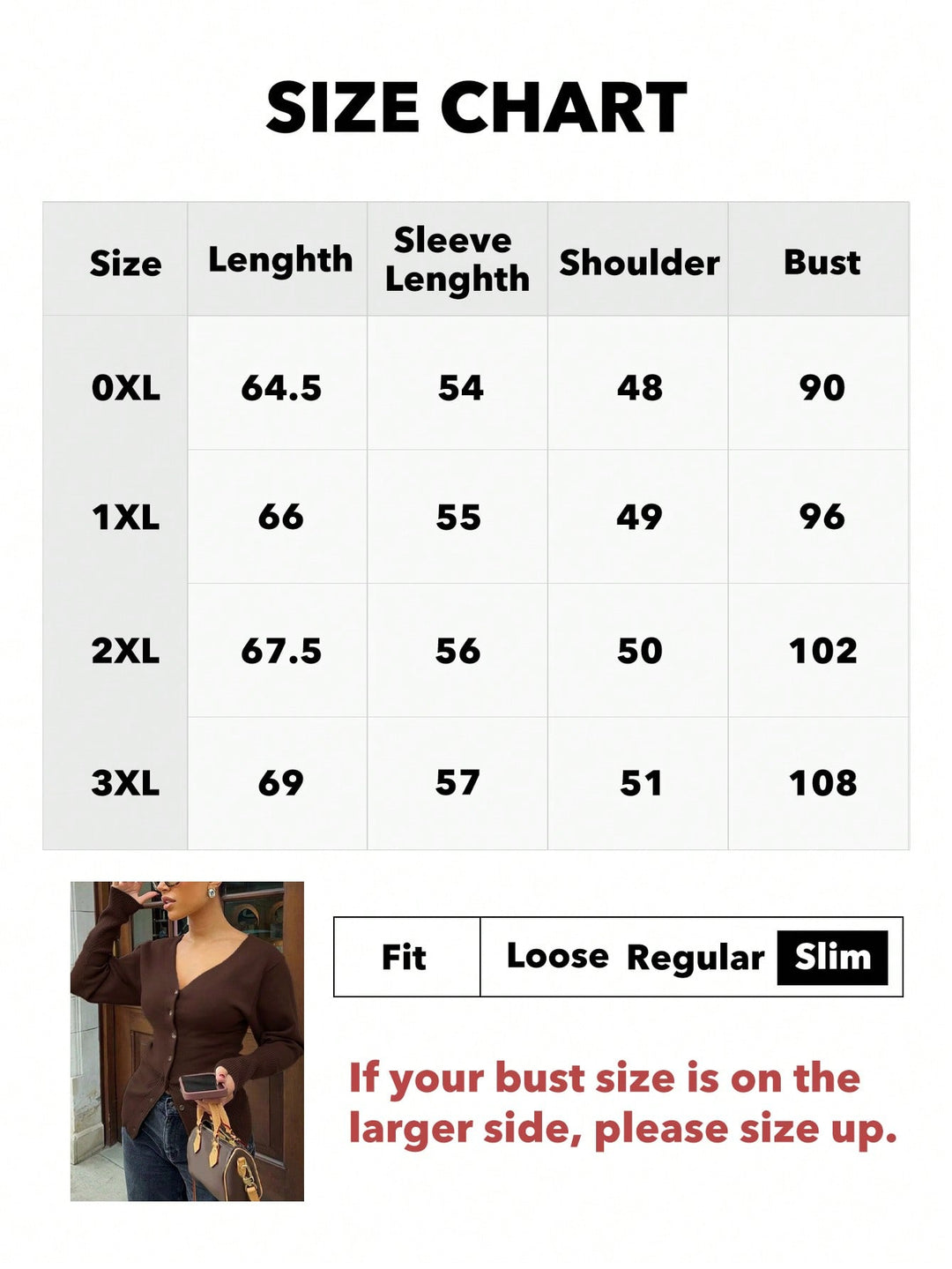 Cardigan SHEIN, maro
