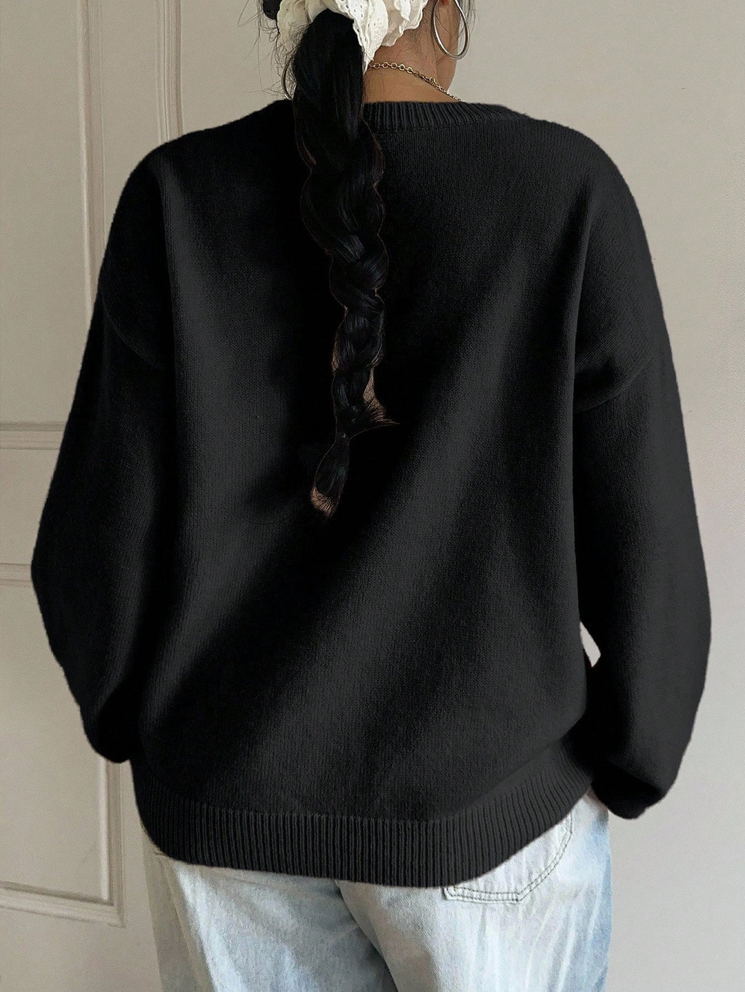 Pulover SHEIN, negru