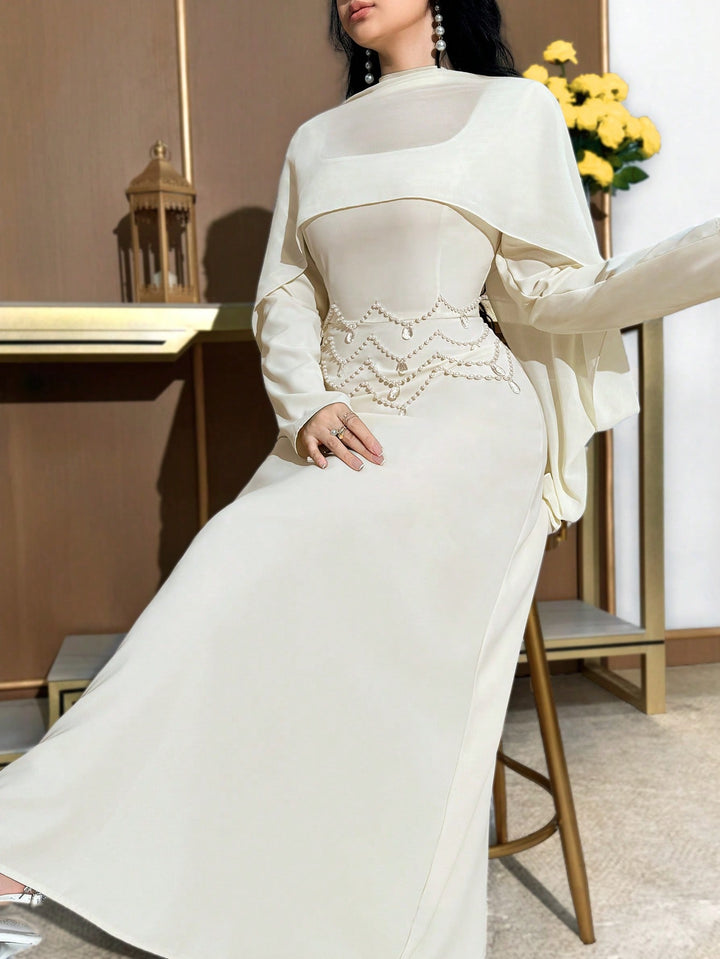 Rochie maxi SHEIN, bej