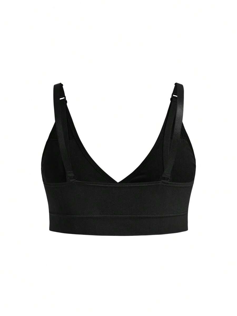 SHEIN bandeau melltartó, fekete