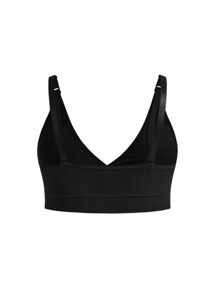 SHEIN bandeau melltartó, fekete