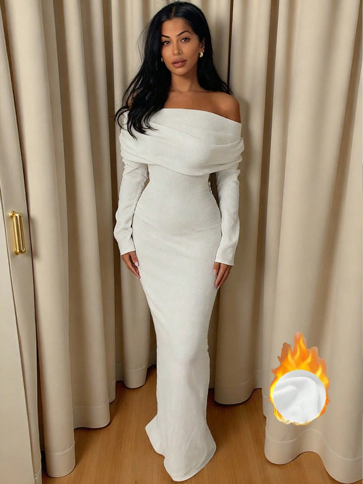 Rochie maxi SHEIN, alb