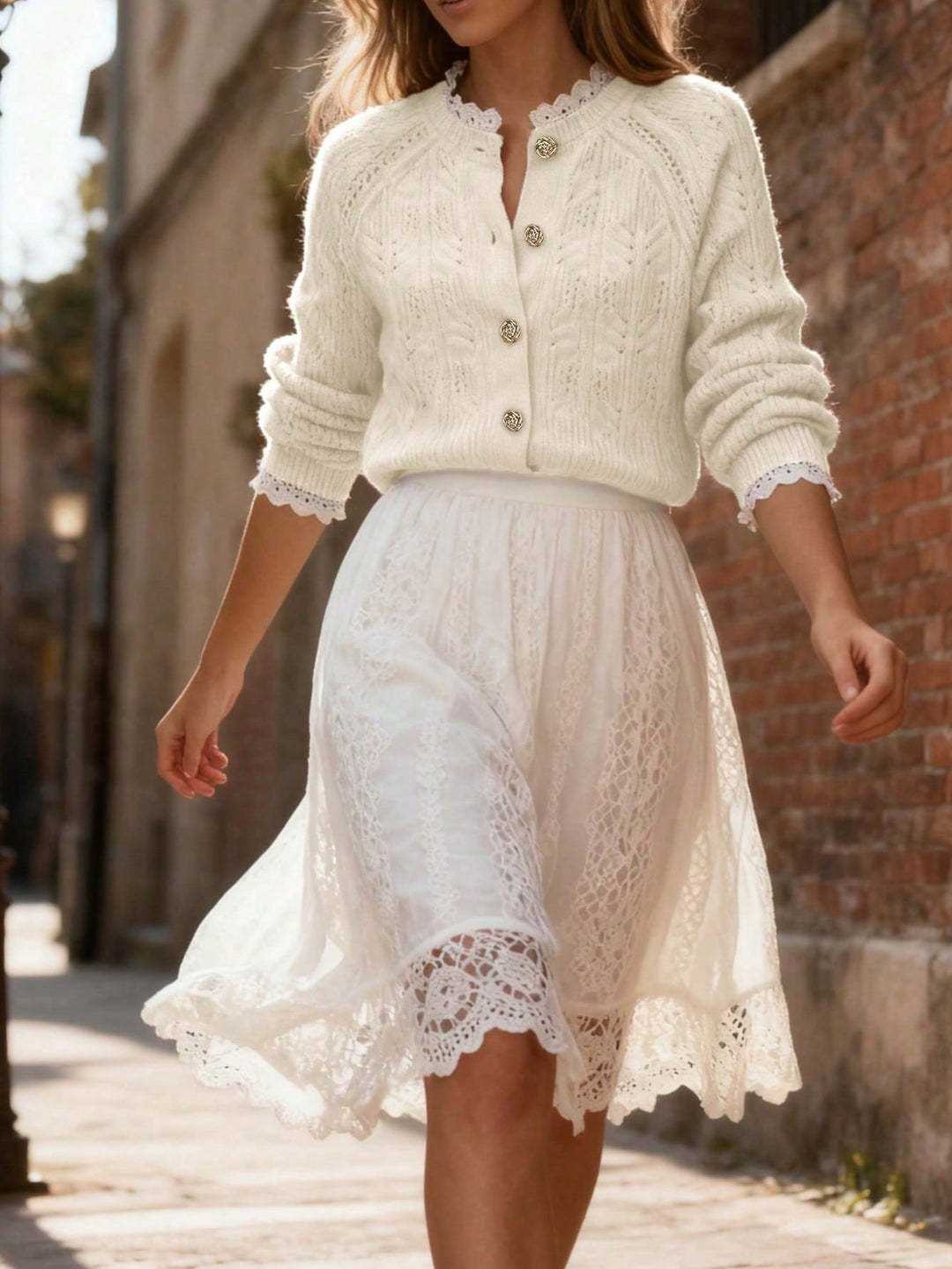 Cardigan SHEIN, bej