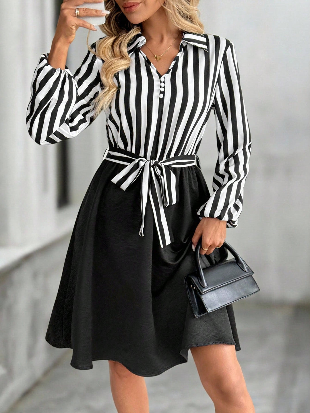 Rochie midi SHEIN, mix culori