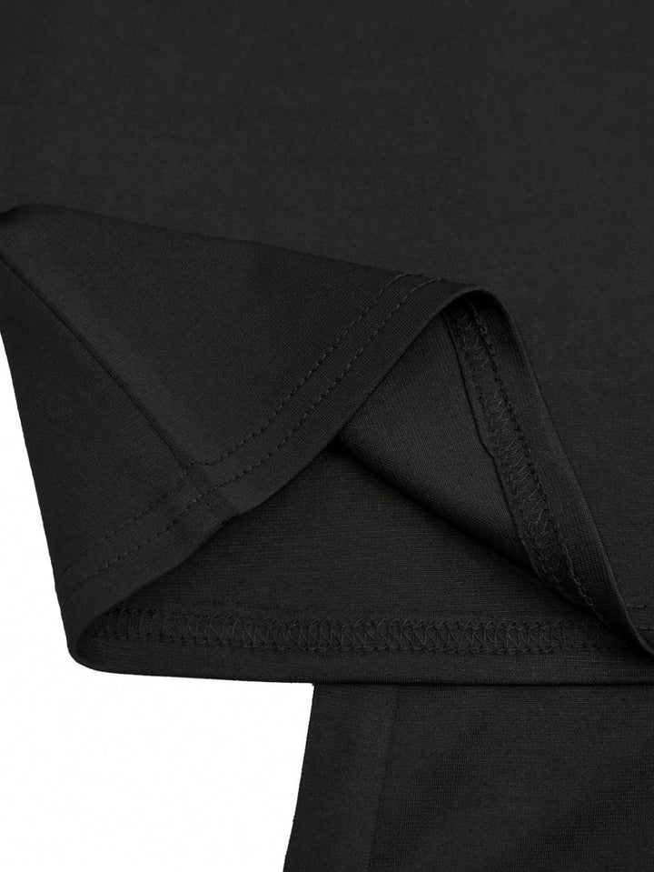 Set de top și fustă SHEIN, negru