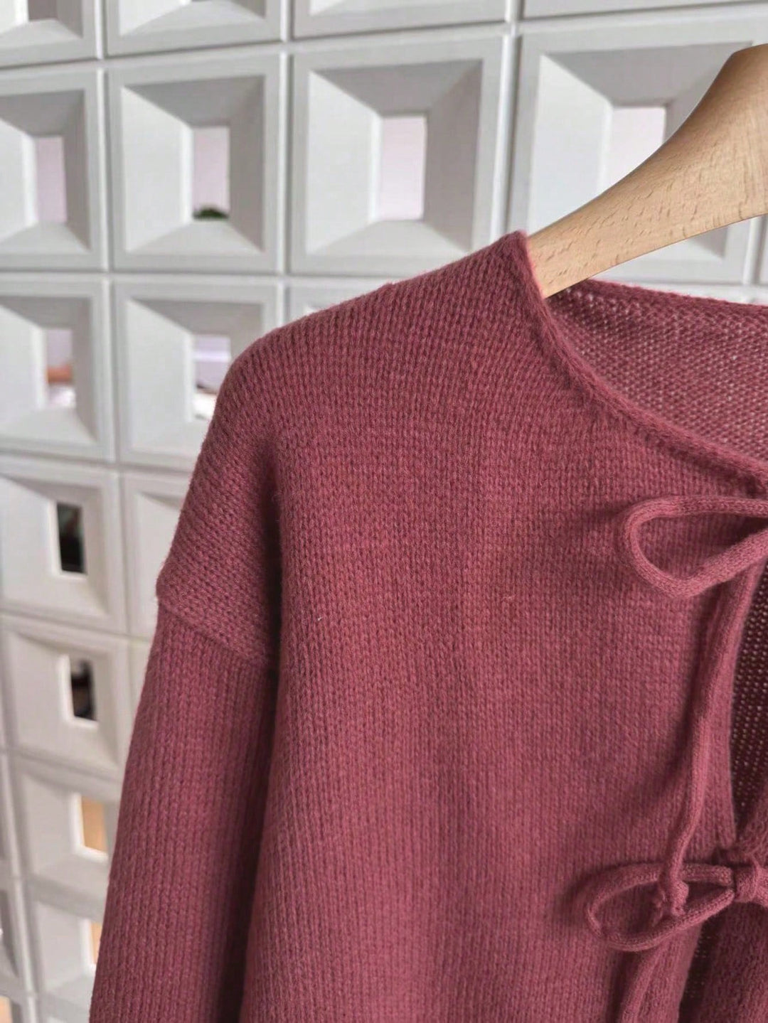 Cardigan SHEIN, vișiniu