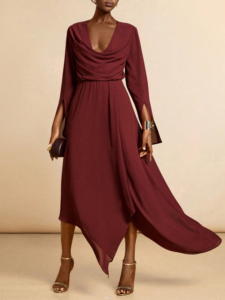 Rochie maxi SHEIN, maro