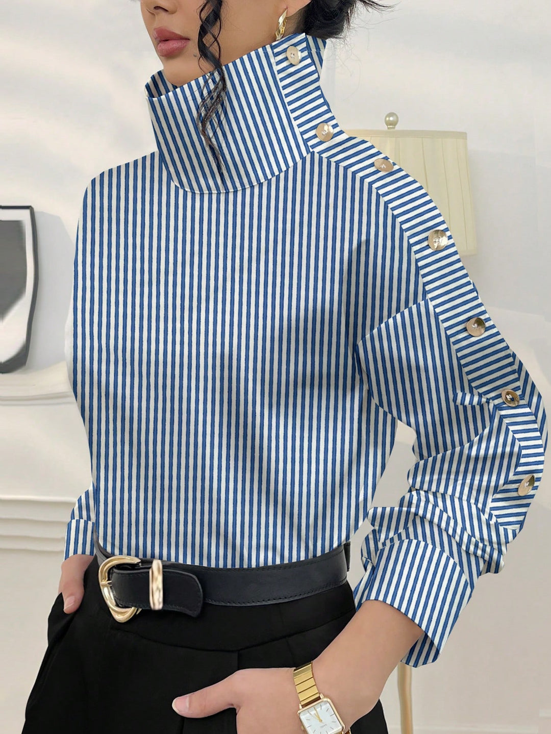 Bluza SHEIN, albastru