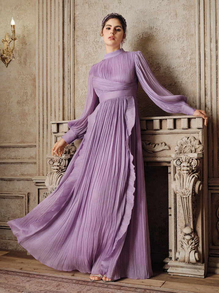 SHEIN maxi ruha, lila