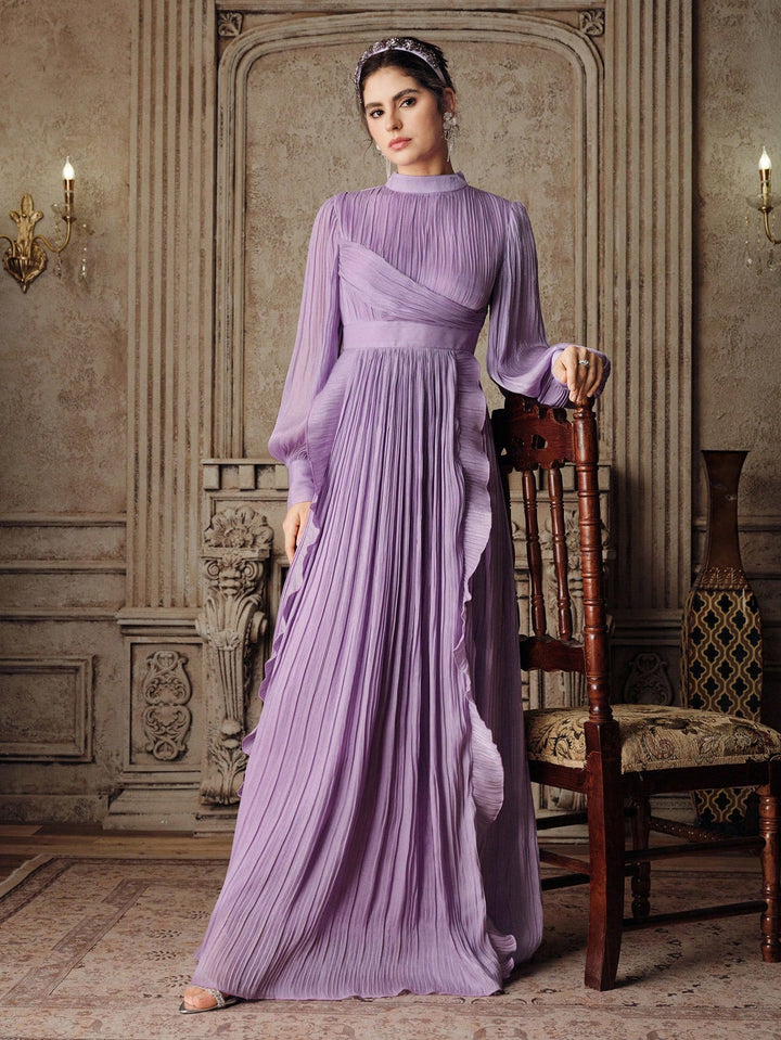 SHEIN maxi ruha, lila
