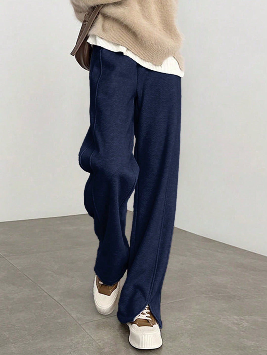 Pantaloni SHEIN, albastru