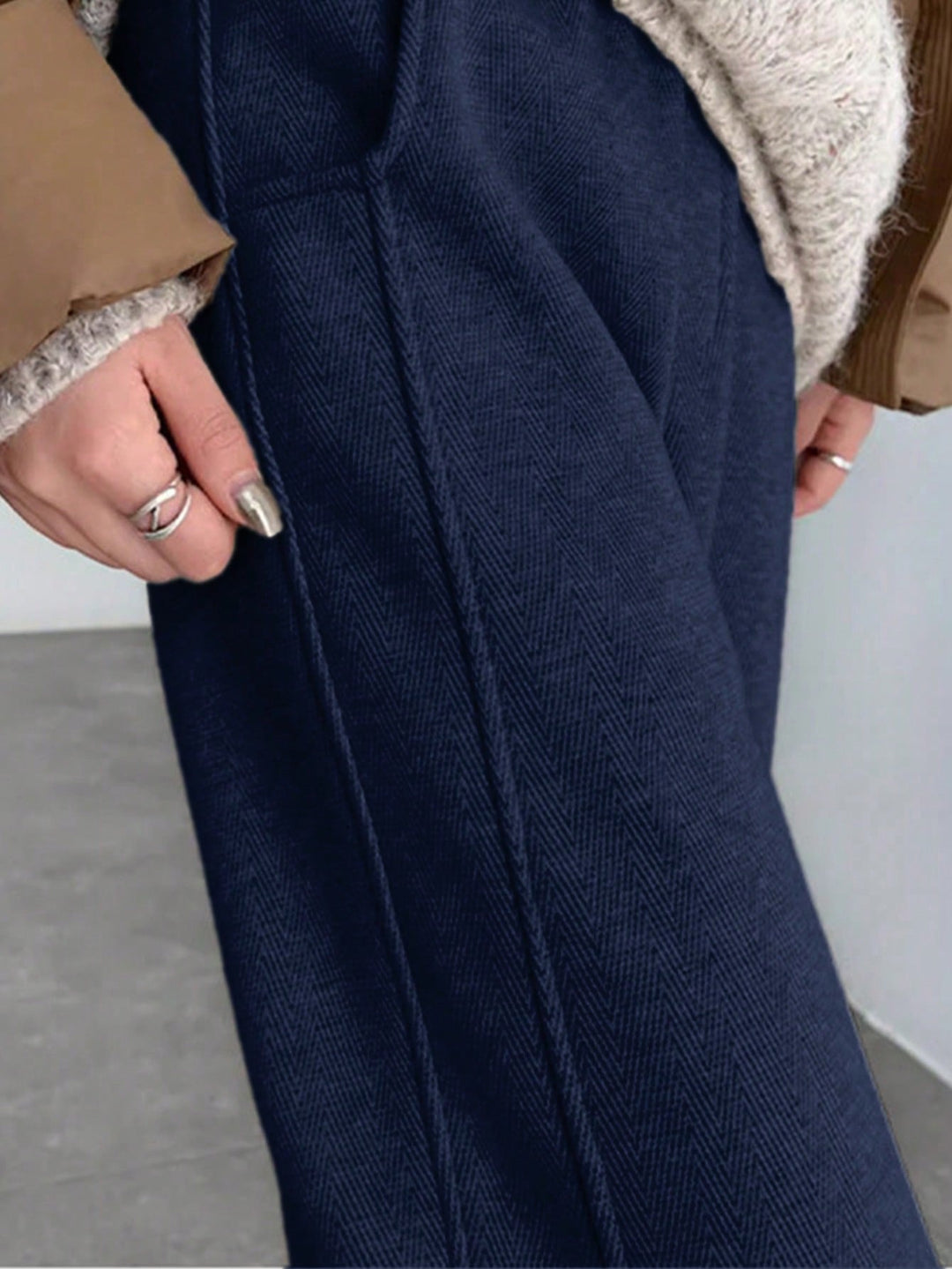 Pantaloni SHEIN, albastru