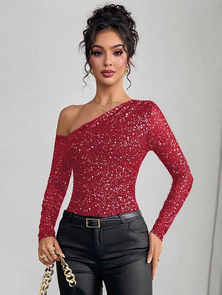 SHEIN body, piros