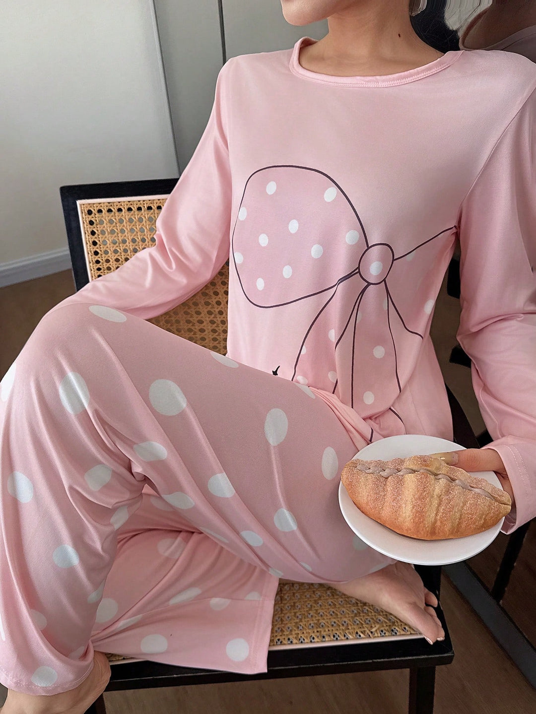 SHEIN pizsama szett, rózsaszín