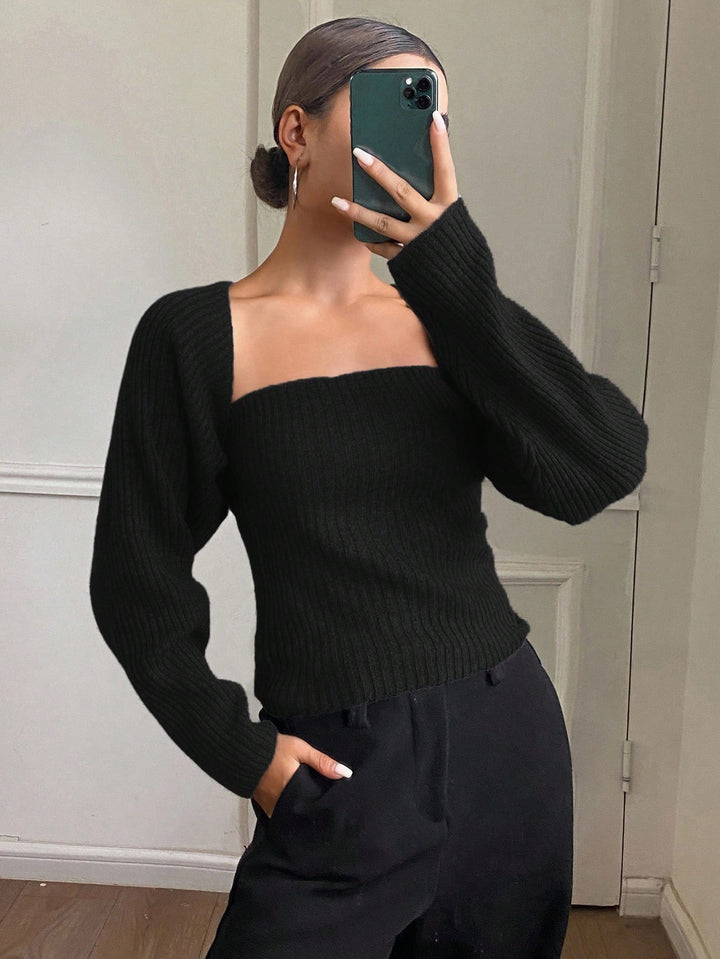 Pulover SHEIN, negru