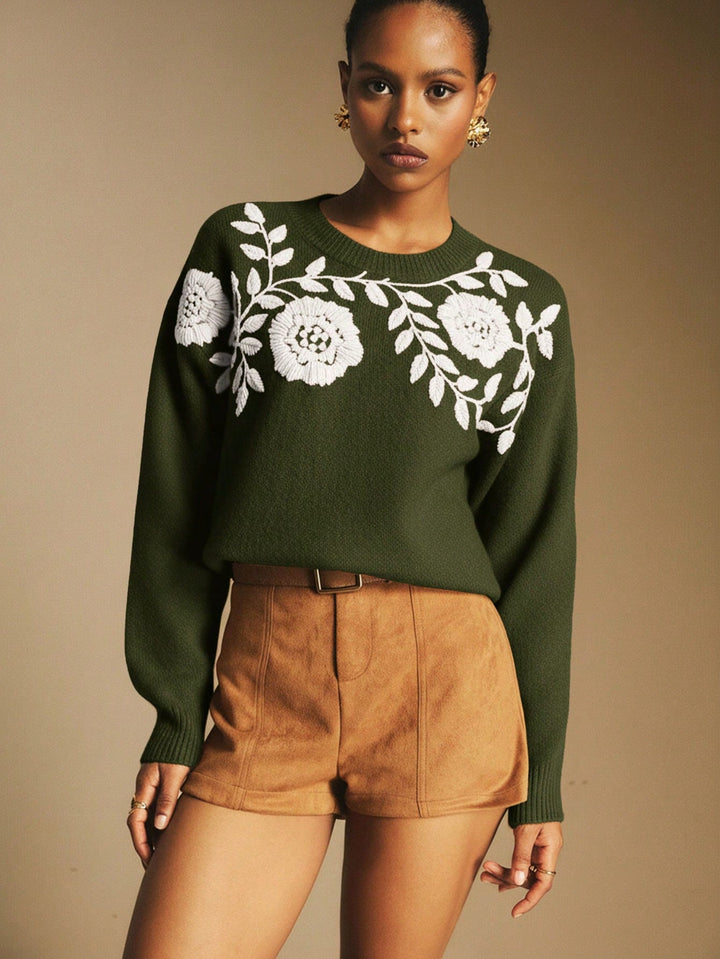 Pulover SHEIN, verde