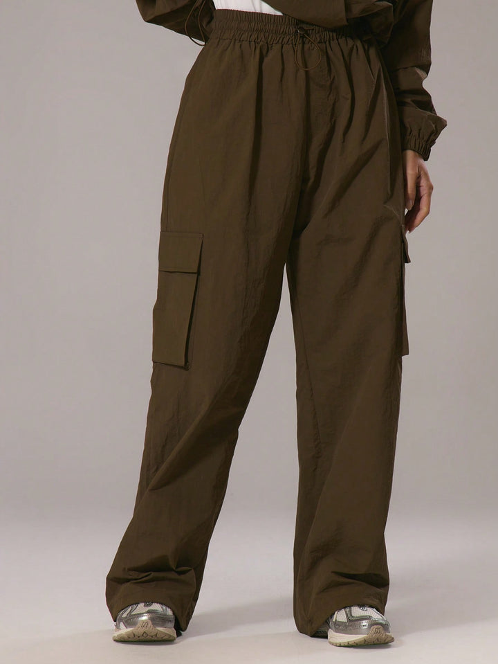 Pantaloni SHEIN, maro