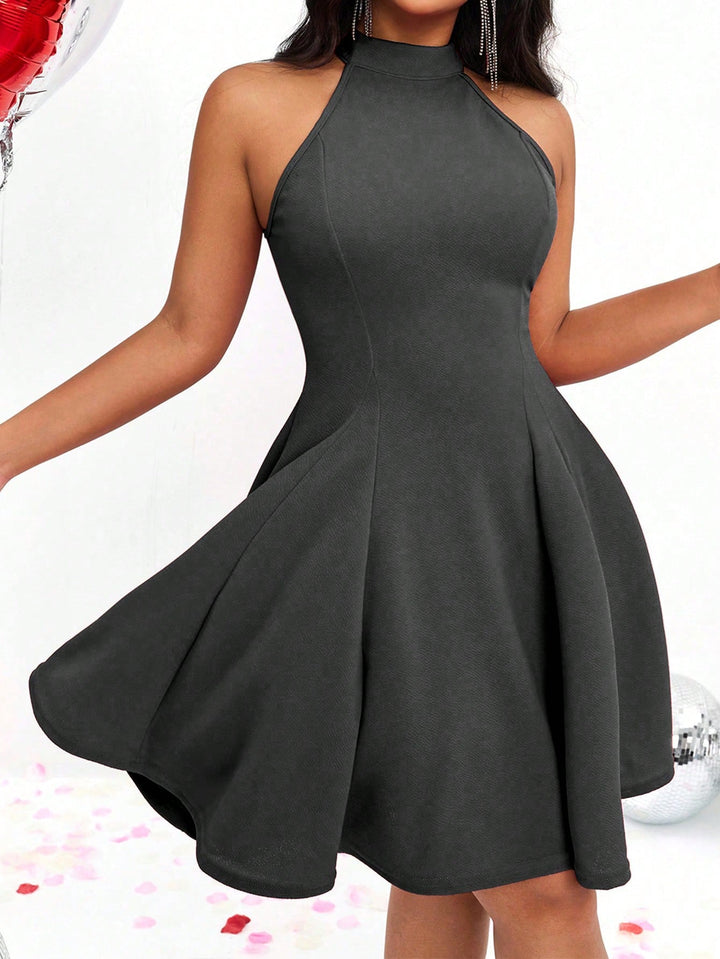 Rochie scurtă SHEIN, gri