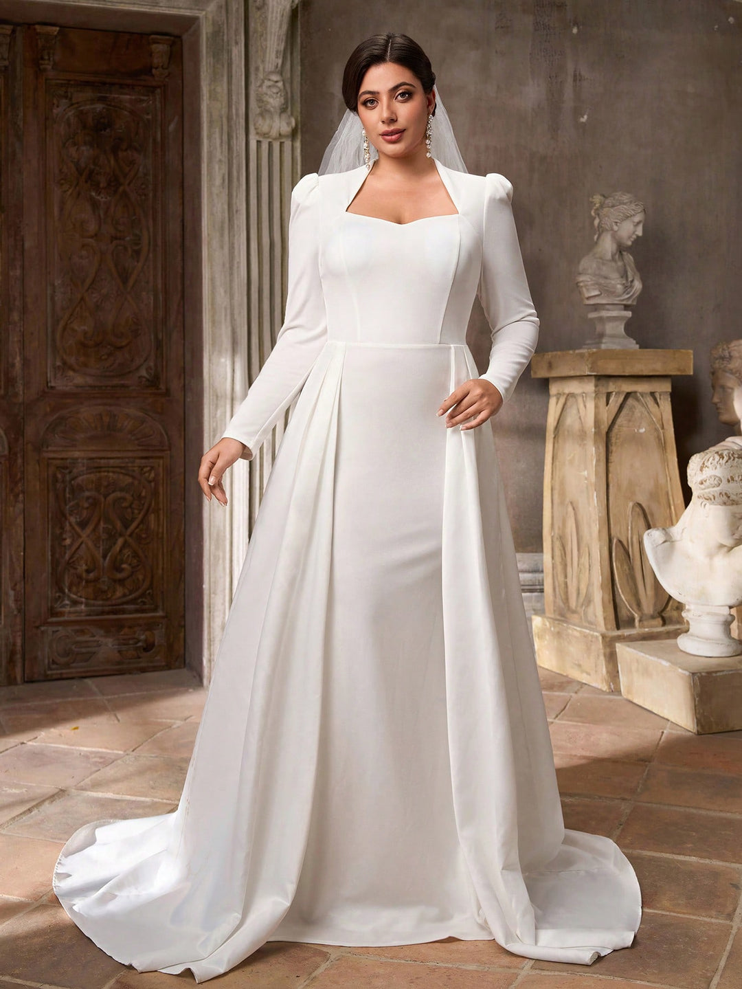Rochie de mireasă SHEIN, alb