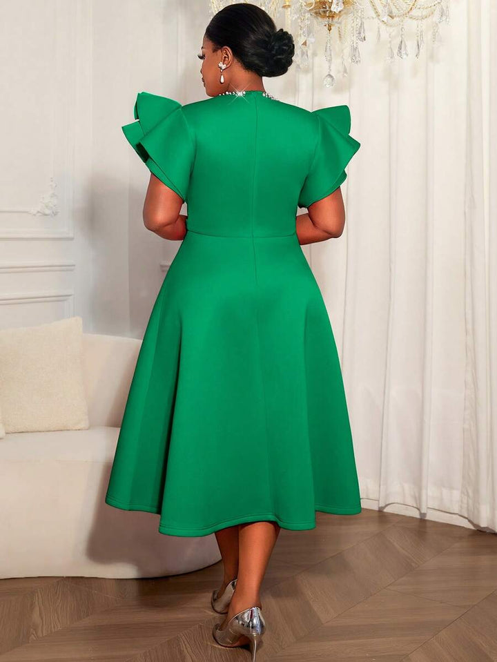 Rochie midi SHEIN, verde
