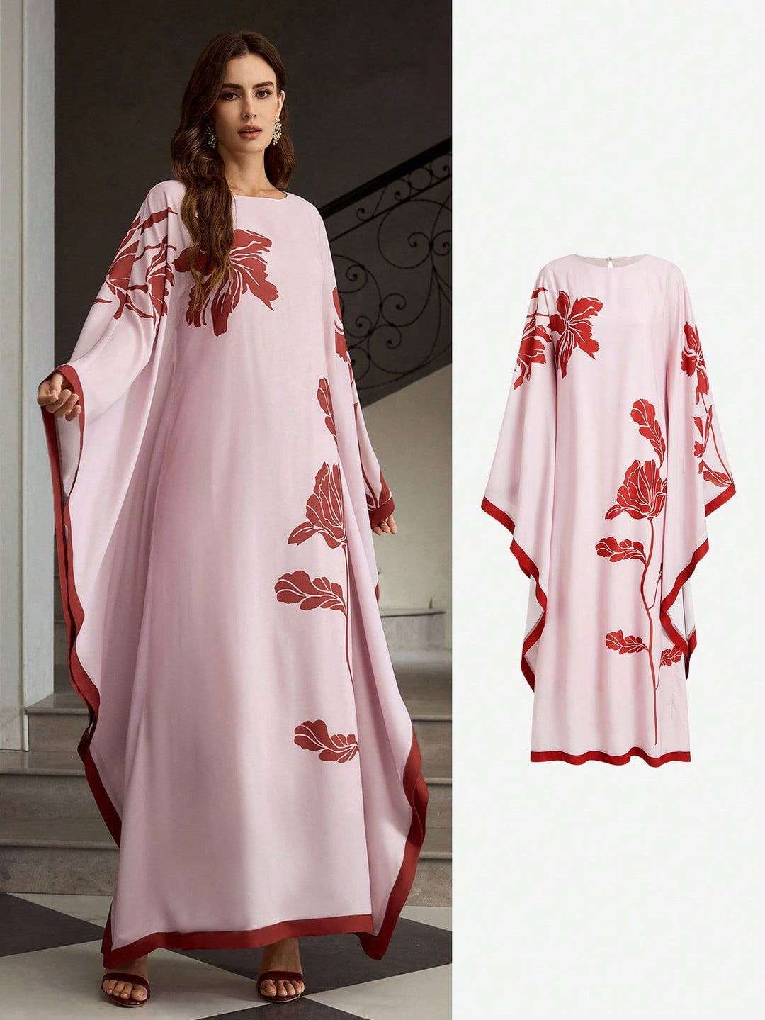SHEIN Maxi Dress, Colors mix