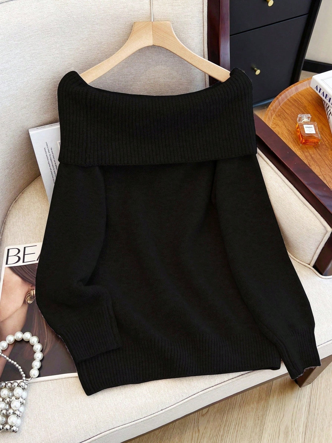 Pulover SHEIN, negru