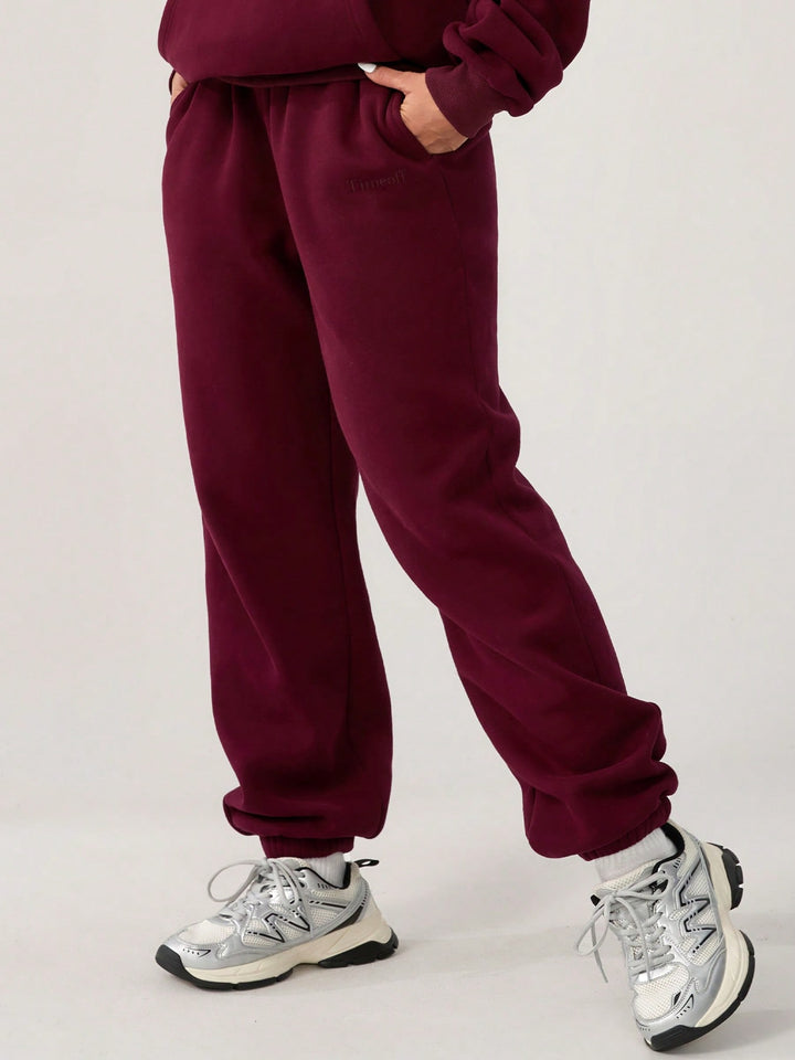 Pantaloni SHEIN, vișiniu