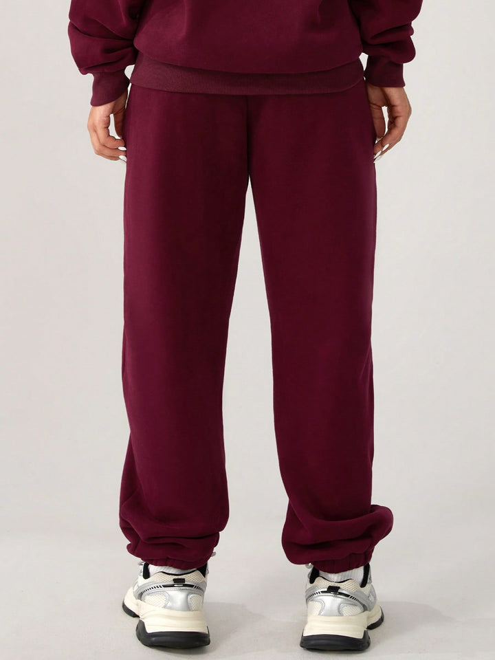 Pantaloni SHEIN, vișiniu