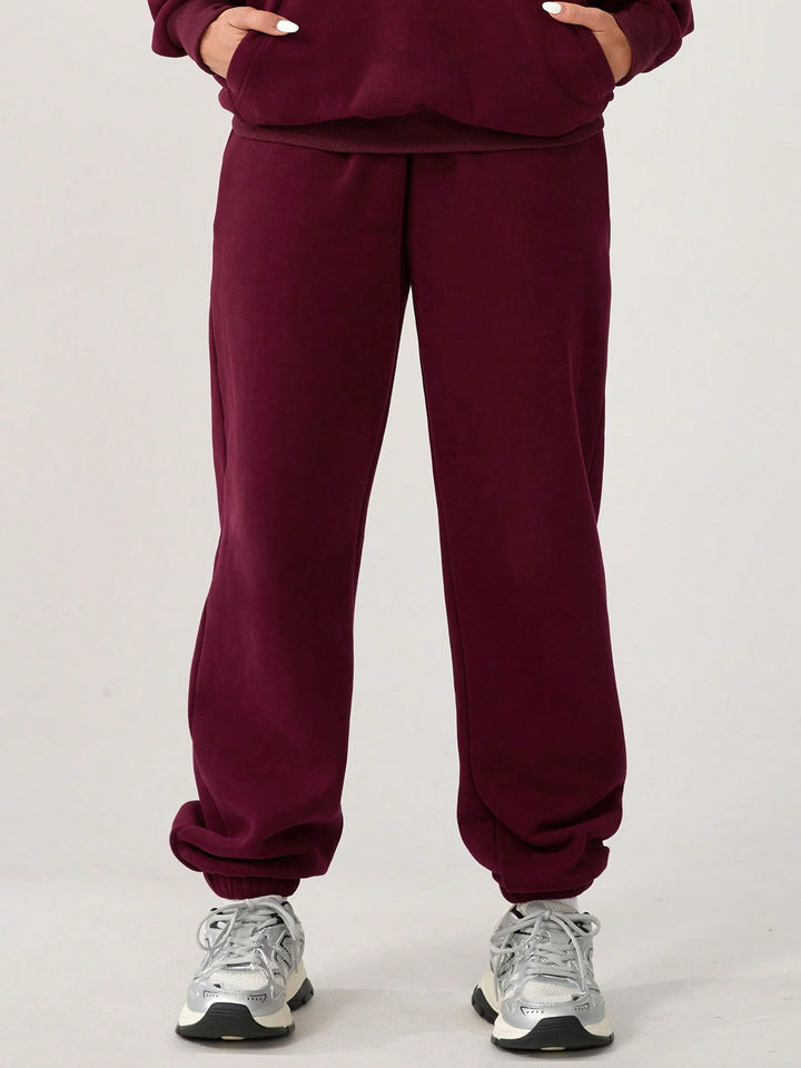 Pantaloni SHEIN, vișiniu