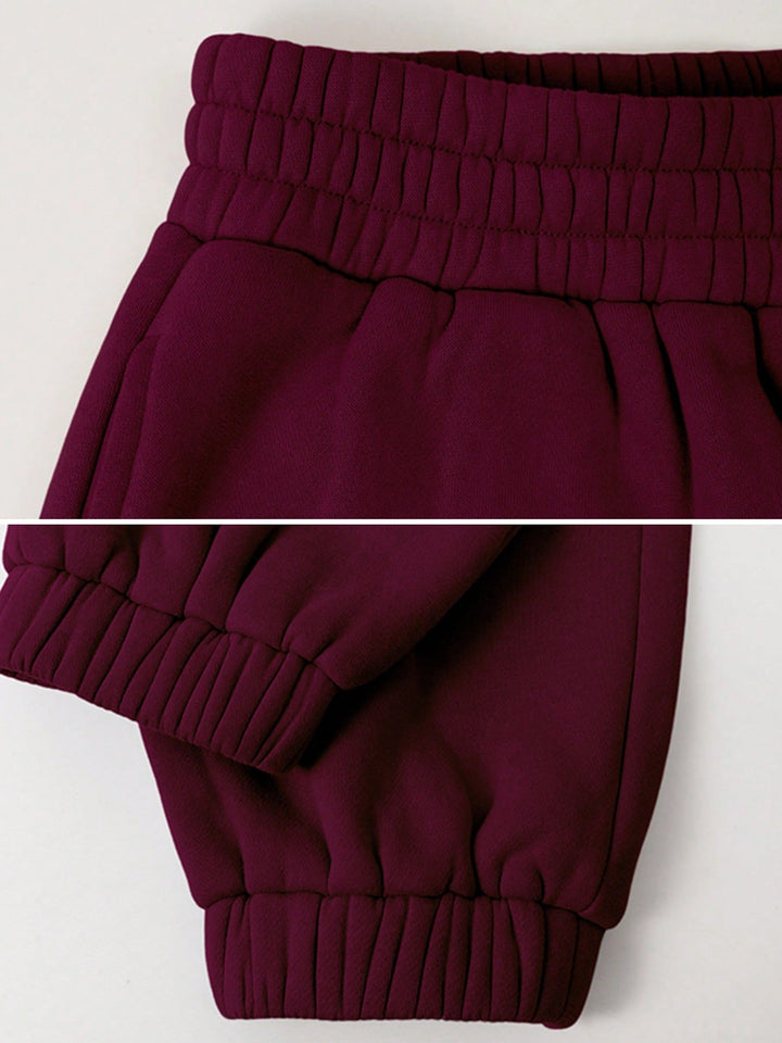Pantaloni SHEIN, vișiniu