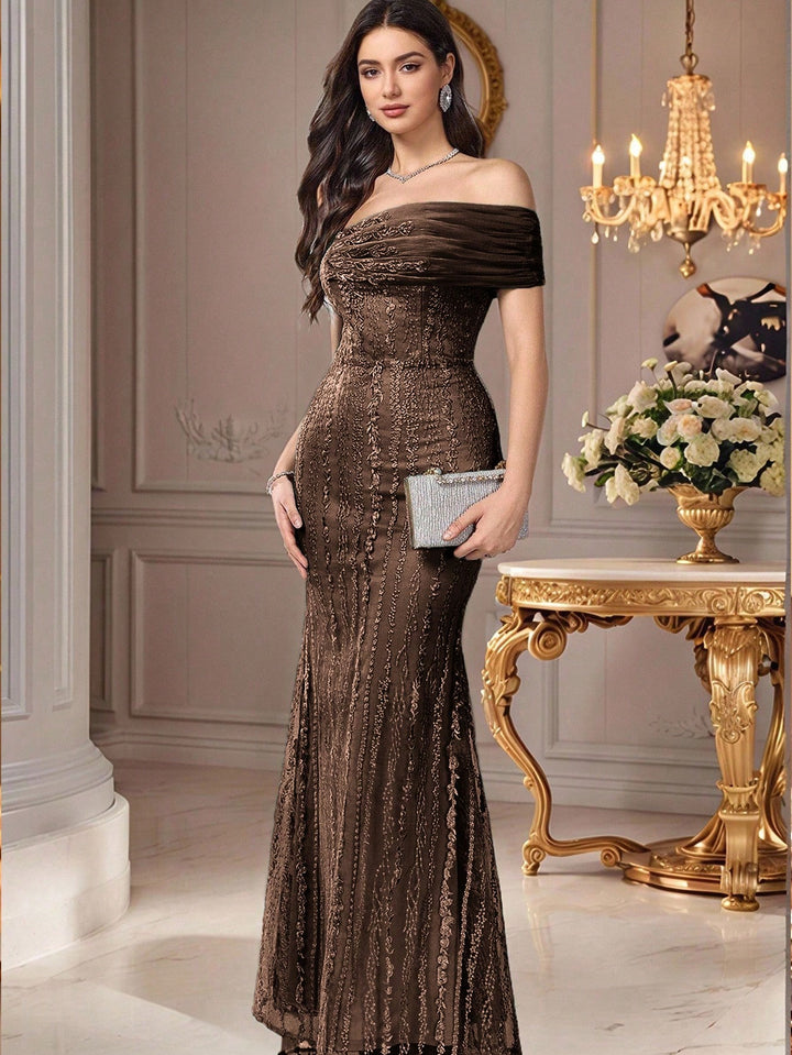 Rochie SHEIN, maro