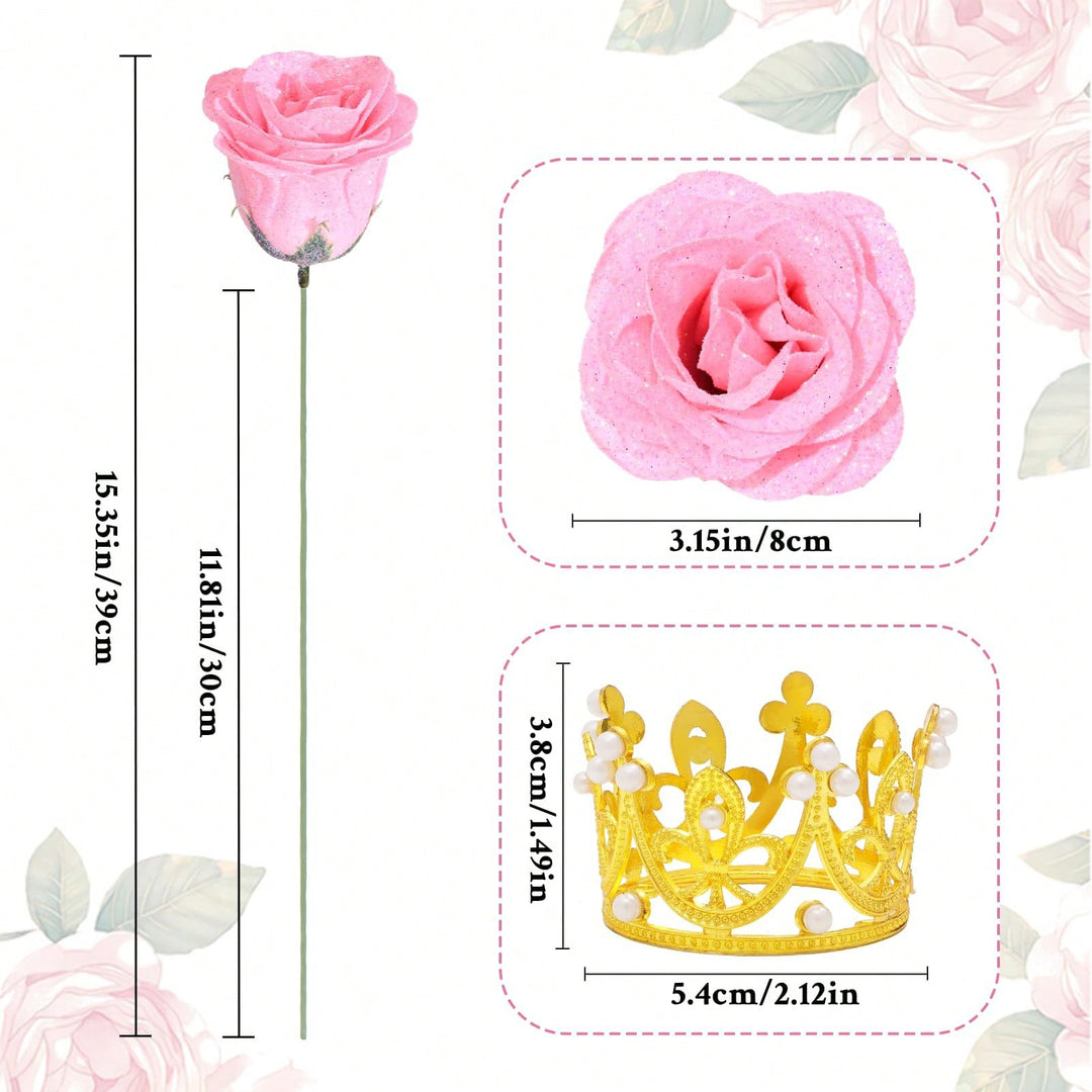 Floari artificiale SHEIN, mix culori