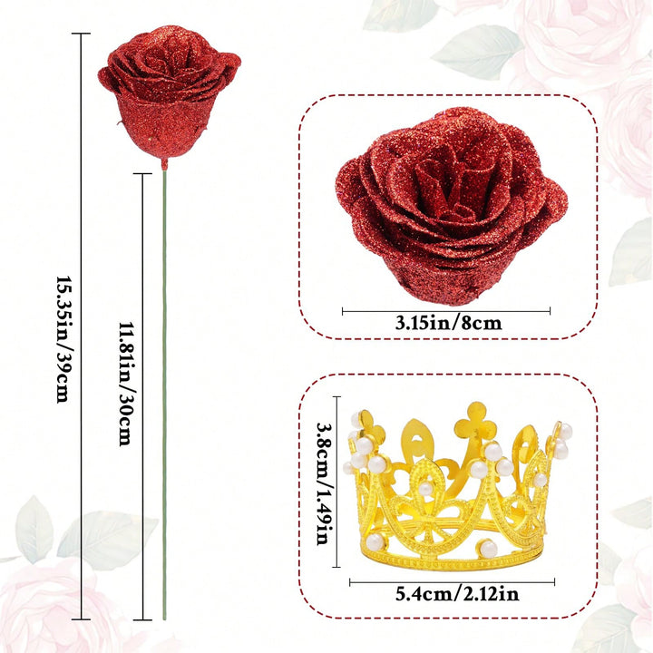Floari artificiale SHEIN, mix culori