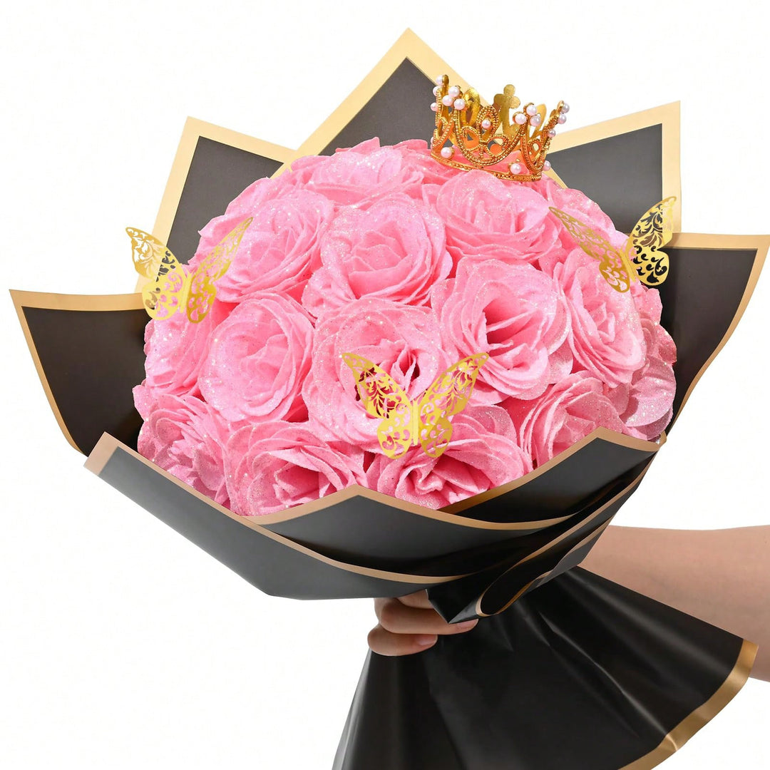 Floari artificiale SHEIN, mix culori