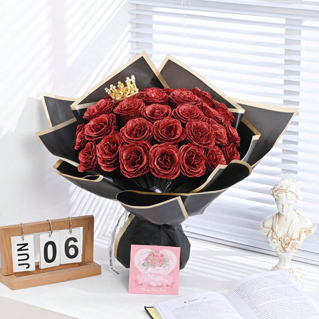 Floari artificiale SHEIN, mix culori