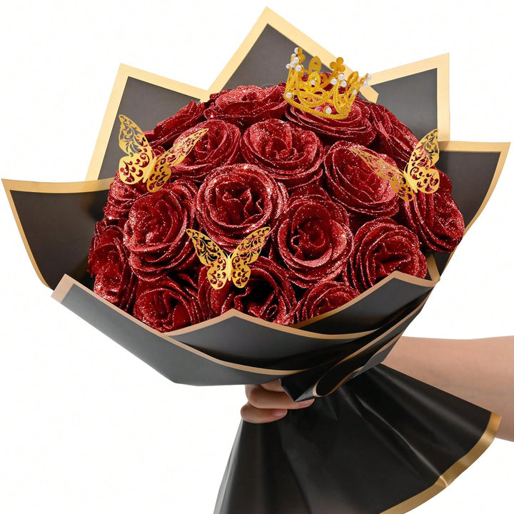 Floari artificiale SHEIN, mix culori