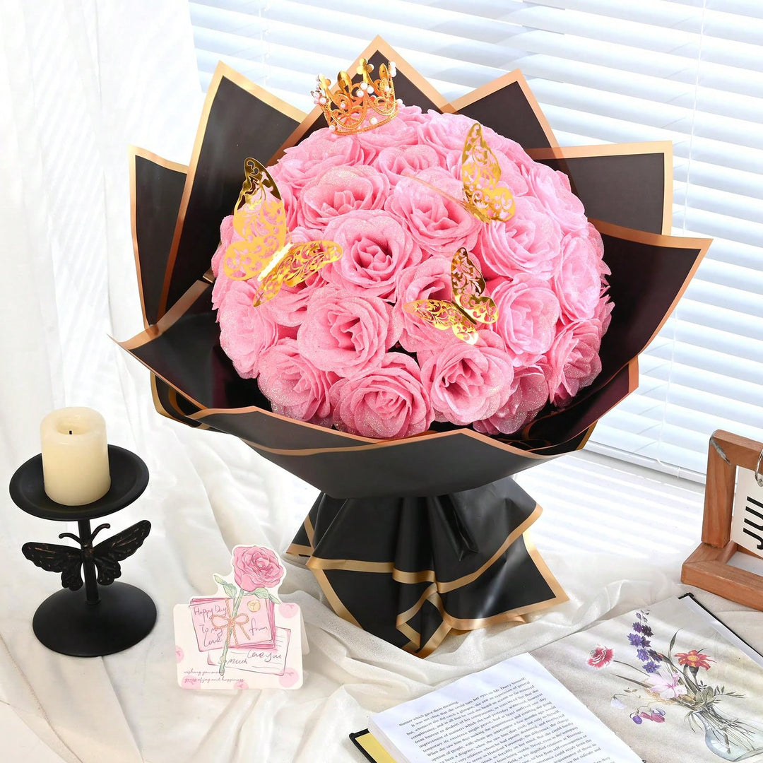 Floari artificiale SHEIN, mix culori