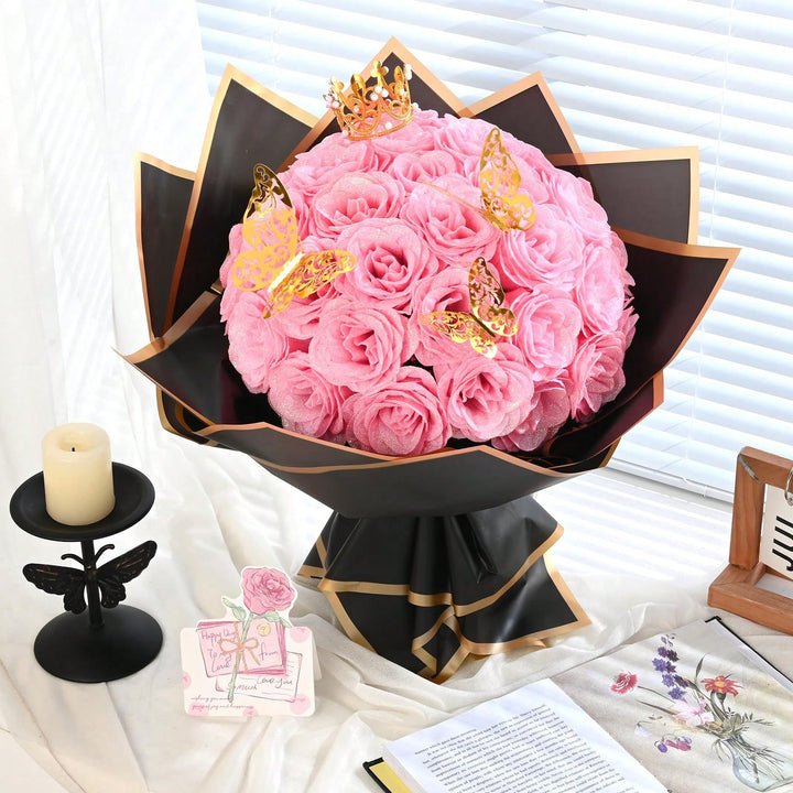 Floari artificiale SHEIN, mix culori