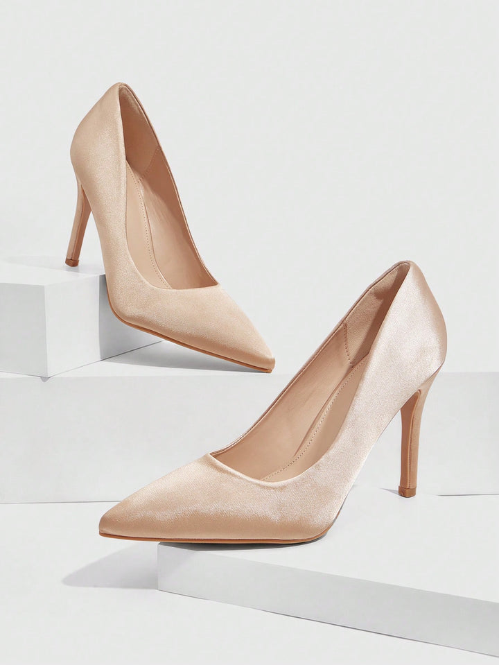 Pantofi cu toc SHEIN, auriu