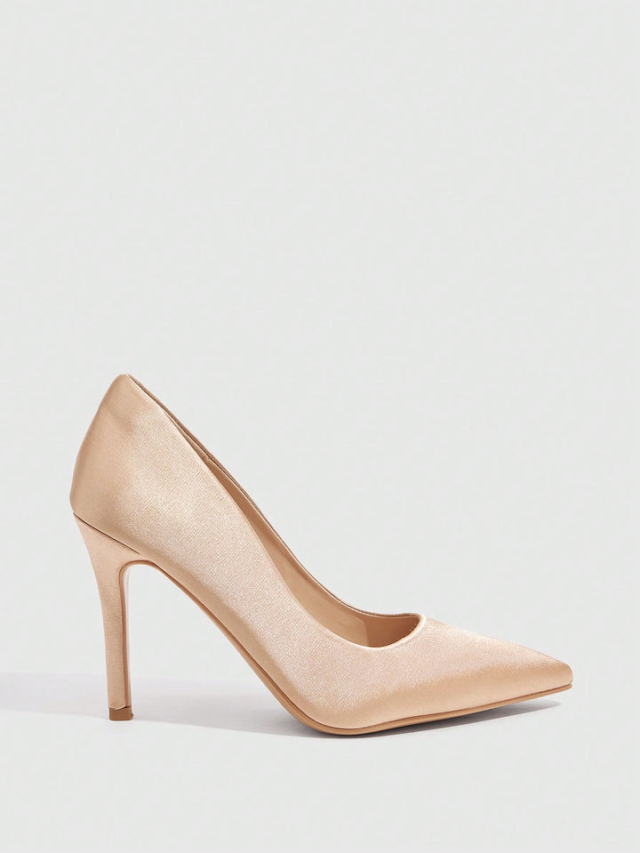 Pantofi cu toc SHEIN, auriu