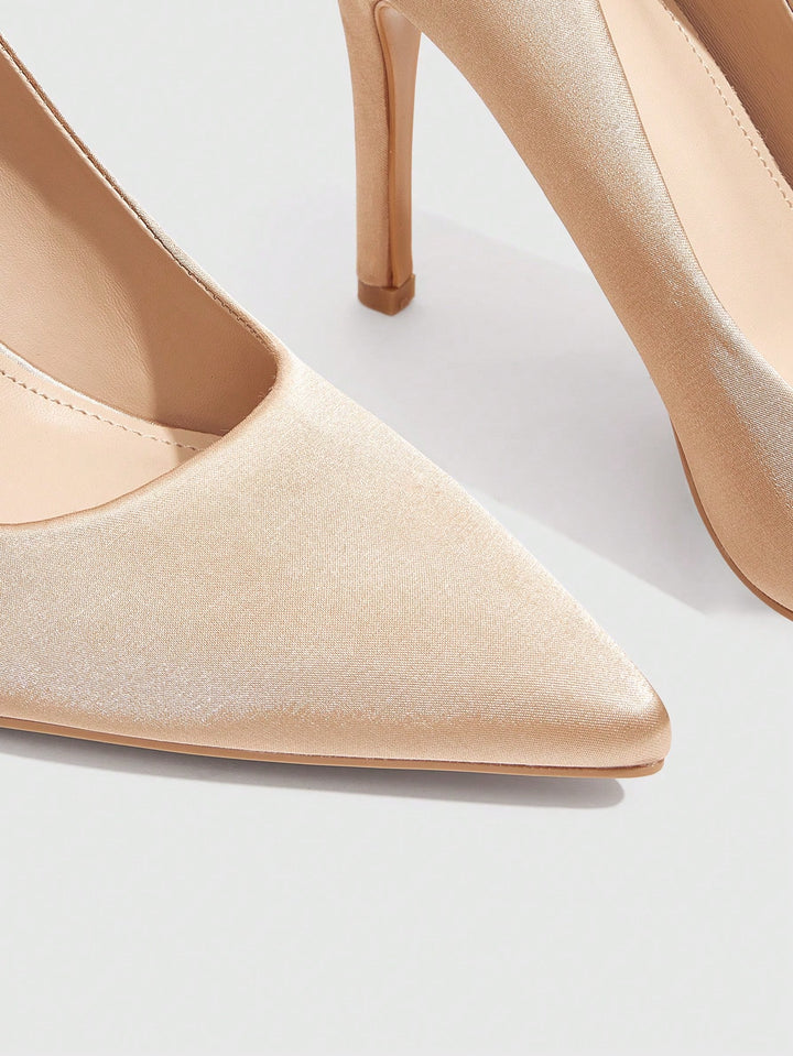 Pantofi cu toc SHEIN, auriu