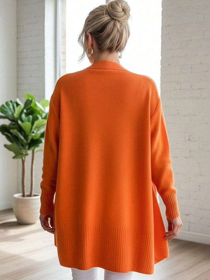 Cardigan SHEIN, portocaliu